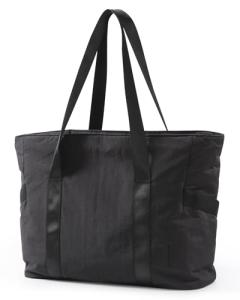 BAGSAMRT Women's Gym Tote Bag with Yoga Mat Buckle