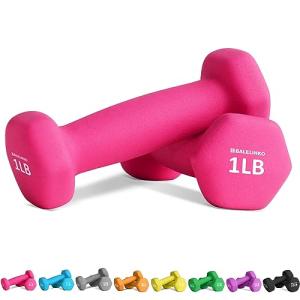 Balelinko 1LB Pink Free Weights Set for All