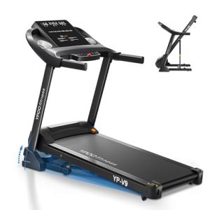 Compact Folding Treadmill with Incline and Bluetooth