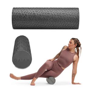 Gaiam Restore 18” Textured Foam Roller for Pain Relief