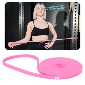 Uplift Lab Pink Resistance Band for Home Fitness