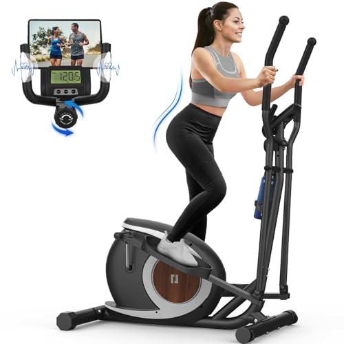 Compact Elliptical Cross Trainer with 16 Resistance Levels
