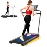 Folding Treadmill with Incline and Mood Lighting