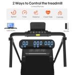 Folding Treadmill with Incline and Mood Lighting