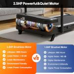 Folding Treadmill with Incline and Mood Lighting