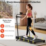 Folding Treadmill with Incline and Mood Lighting