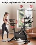 Superun Adjustable Magnetic Resistance Exercise Bike