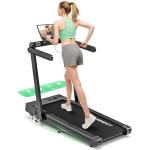 VANNECT Foldable Incline Treadmill with Dual LED Screen