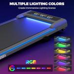 4 in 1 RGB Walking Pad Treadmill for Home