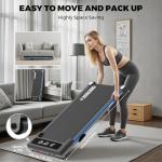 4 in 1 RGB Walking Pad Treadmill for Home