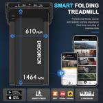 Foldable Treadmill with Incline and Bluetooth