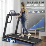 Foldable Treadmill with Incline and Bluetooth