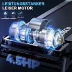 Foldable Treadmill with Incline and Bluetooth