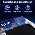 Rebonique Portable Under Desk Walking Pad Treadmill