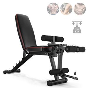 Adjustable Compact Folding Workout Bench with Leg Extensions