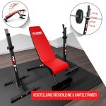 Adjustable Barbell Squat Rack and Bench Press