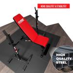 Adjustable Barbell Squat Rack and Bench Press