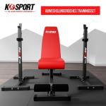 Adjustable Barbell Squat Rack and Bench Press