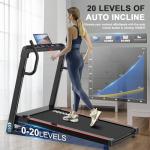 Foldable Treadmill with Incline and Bluetooth