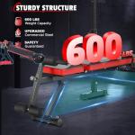 Adjustable Weight Bench Set with Squat Rack