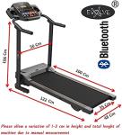 Foldable Treadmill with Incline and Bluetooth