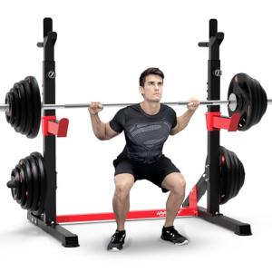 HARISON Adjustable Heavy Duty Squat and Bench Rack