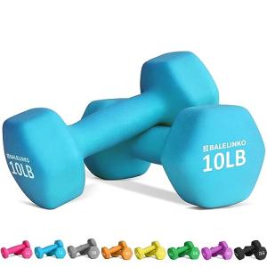 Balelinko 10LB Adjustable Free Weights Set