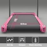 Foldable Walking Pad Treadmill with Handle