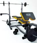 Adjustable Weights Bench with Barbell Rack