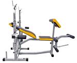 Adjustable Weights Bench with Barbell Rack