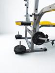 Adjustable Weights Bench with Barbell Rack