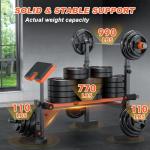 Fostoy 6-in-1 Adjustable Weight Bench Set