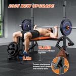 Fostoy 6-in-1 Adjustable Weight Bench Set