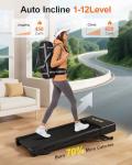 Superun 3.0 HP Under Desk Treadmill with Incline