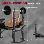 Adjustable Weight Bench for Home Gym Workouts