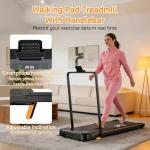 FIT4YOU Quiet Foldable Treadmill with Bluetooth