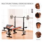 Adjustable Weight Bench with Leg Developer for Home Gym