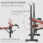 Adjustable Weight Bench with Leg Developer for Home Gym