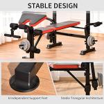 Adjustable Weight Bench with Leg Developer for Home Gym