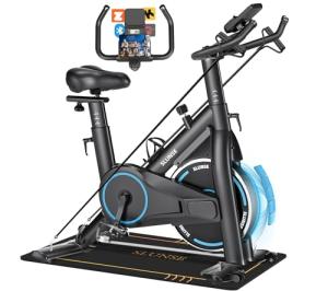 Adjustable Magnetic Resistance Exercise Bike for Home