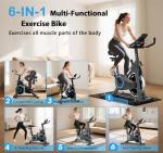 Adjustable Magnetic Resistance Exercise Bike for Home
