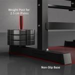 Adjustable Foldable Weight Bench with Barbell Rack