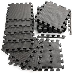 WAWINY 20-Sq Ft Interlocking Gym Floor Mats