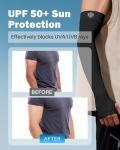 5 Pairs UV Protection Arm Sleeves for Sports