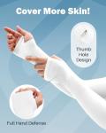 5 Pairs UV Protection Arm Sleeves for Sports