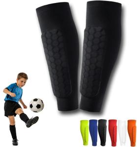 Lightweight Honeycomb Calf Compression Sleeves for Soccer