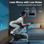 Superun Indoor Spin Bike with Adjustable Resistance