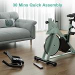 Superun Indoor Spin Bike with Adjustable Resistance