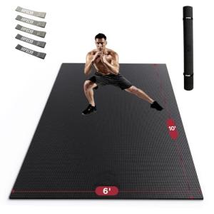 HAPBEAR Extra Large Non-Slip Exercise Mat
