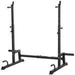 Adjustable Heavy-Duty Barbell Squat Rack Stand